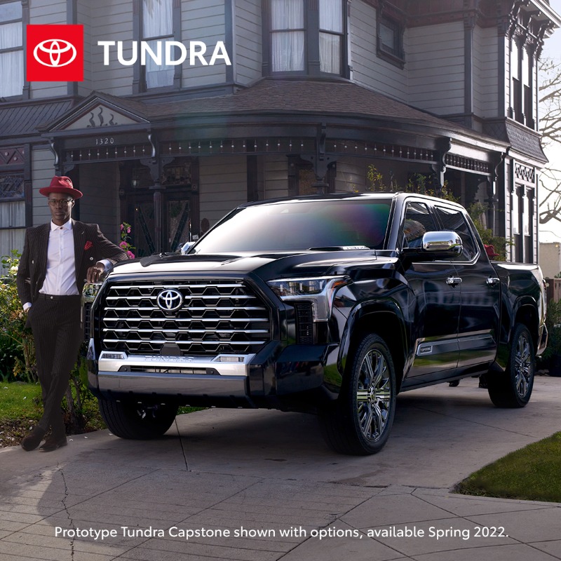 Toyota's tweet photo. Made for raising your profile
