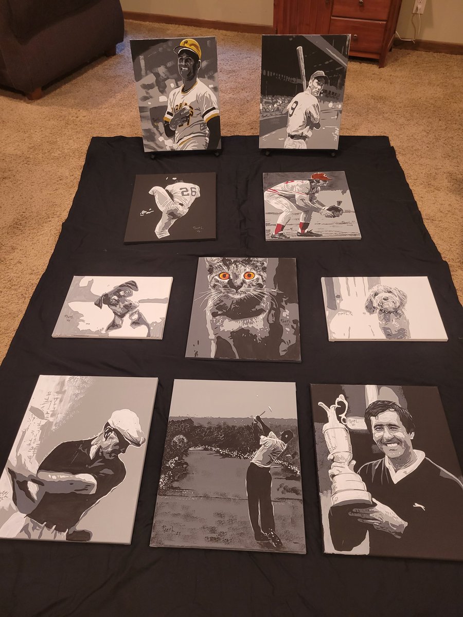 oyster_art's tweet photo. OK here we go. #OysterAuction This will run for the next 48 hours. If you're interested in purchasing any (or a combo) of these paintings, please send me a DM. After 2 days, I will donate 50% of all the proceeds to @hamptonhawks1 &amp; the Kyle Ediger memorial fund. Thank you- Jerome https://t.co/RPZ2DrNcV6