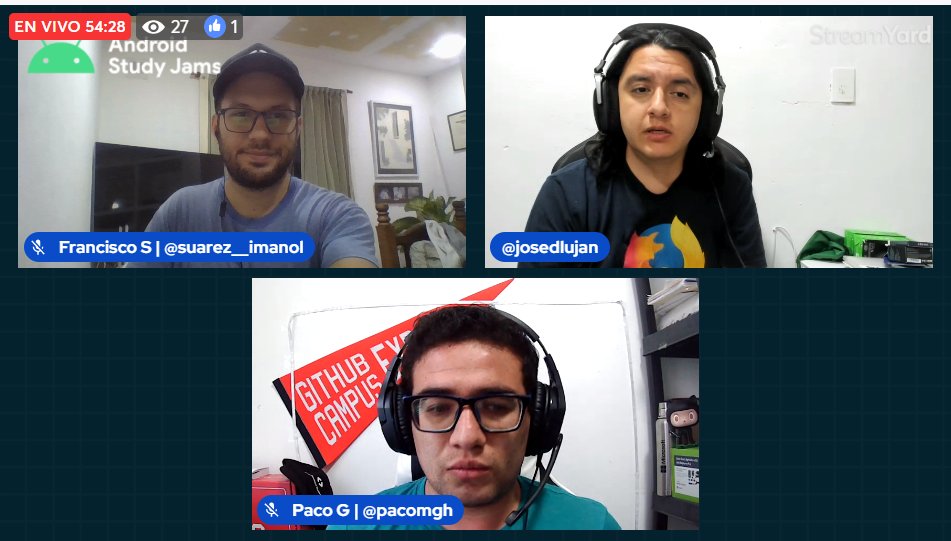 GdscLatam's tweet photo. Hoy tuvimos el primer día del Android Study Jams en la comunidad de LATAM, mas de 100 personas aprendieron y dieron sus primeros pasos en @AndroidDev
Muchas gracias @josedlujan por compartir tu experiencia.
¡Seguimos mañana!
@GoogleDevsLATAM @EricaKHanson #AndroidStudyJamsLATAM https://t.co/ZaLRDIqRuH