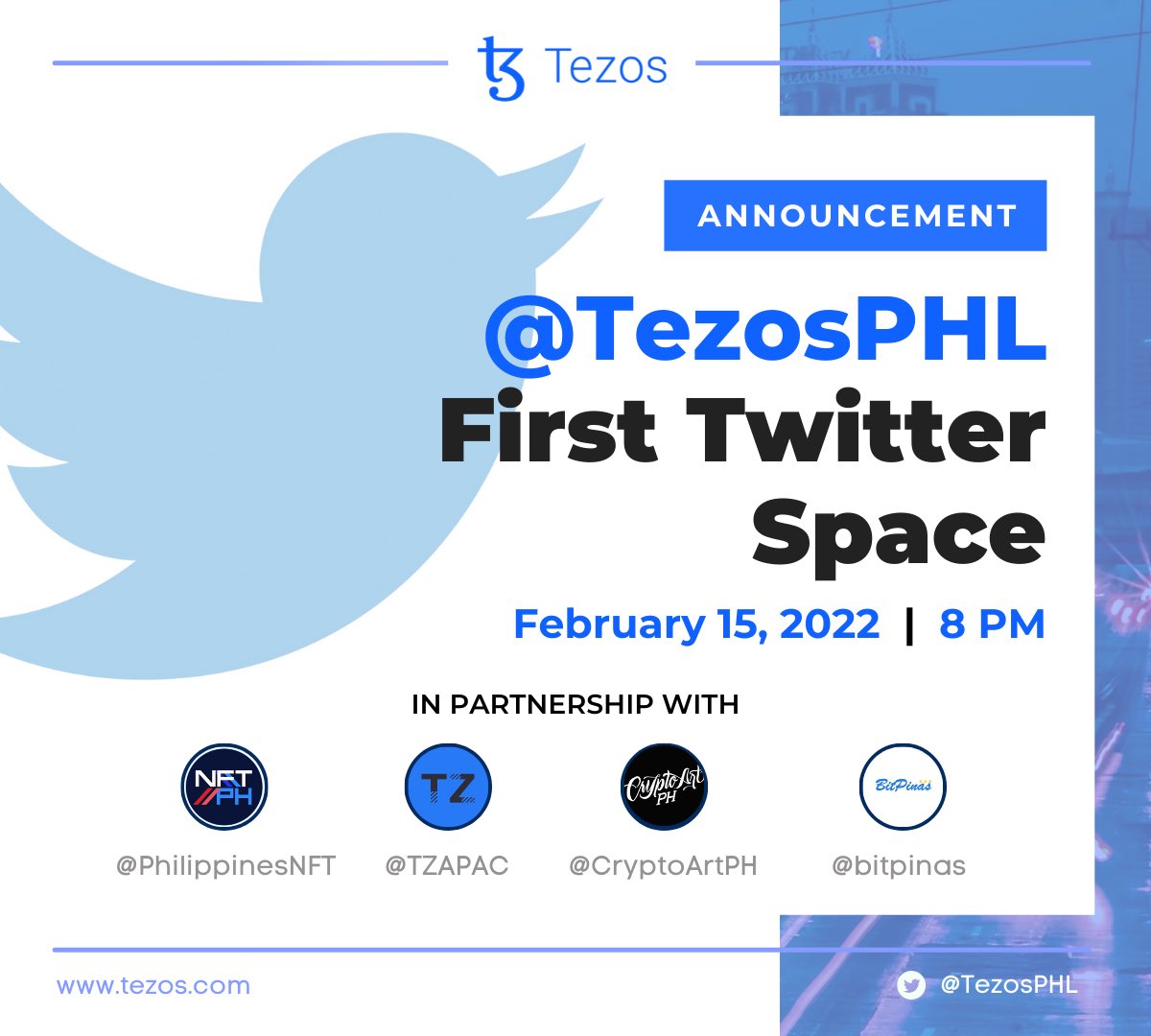GM🇵🇭 Who are the Filipino #tezos NFT artists we haven't followed? We refuse to believe there are only 92 of you on <a href="/objktcom/">objkt</a> <a href="/versumofficial/">Versum</a> etc.🤔Let us know who they are and we will follow &amp; highlight their work in 🇵🇭 and 🌊

Also: Twitter Space tonight! x.com/i/spaces/1yoKM…