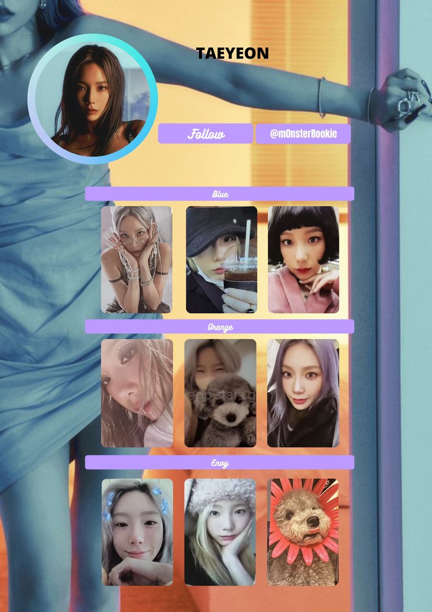 m0nsterRookie's tweet photo. 태연 TAEYEON INVU album photocard list ❤️‍🔥 https://t.co/2eHaMqPZHY