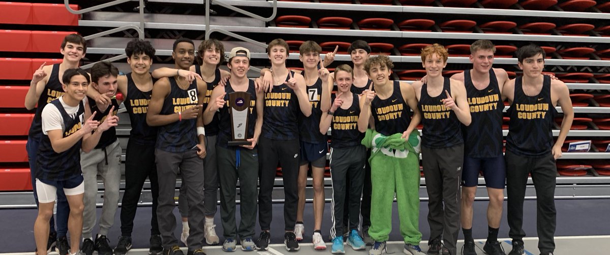 2022 Region Indoor Track Champions! It's Great to be a County Captain!!!