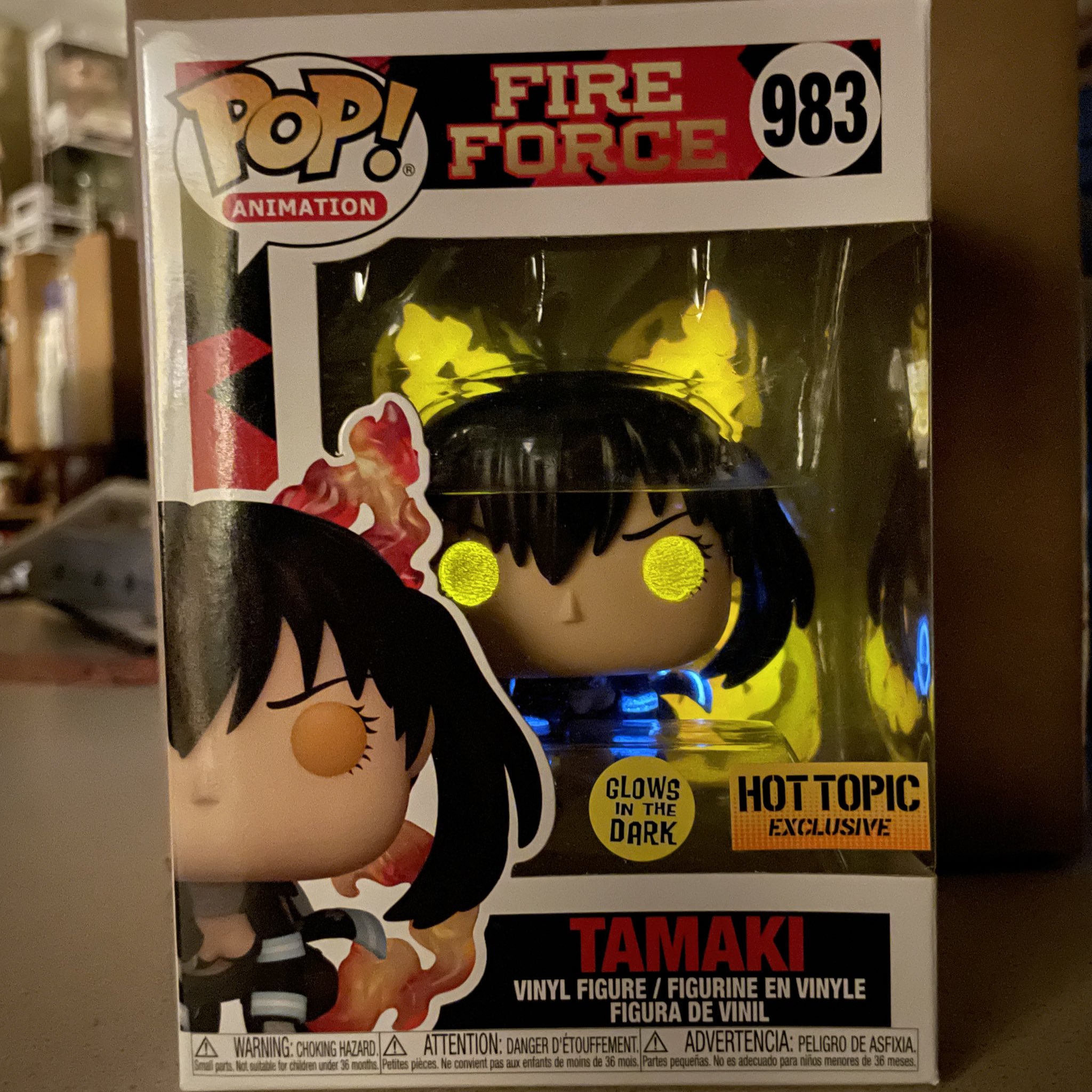 Funko Fire Force Pop! Animation Tamaki Glow-In-The-Dark Vinyl Figure Hot  Topic Exclusive