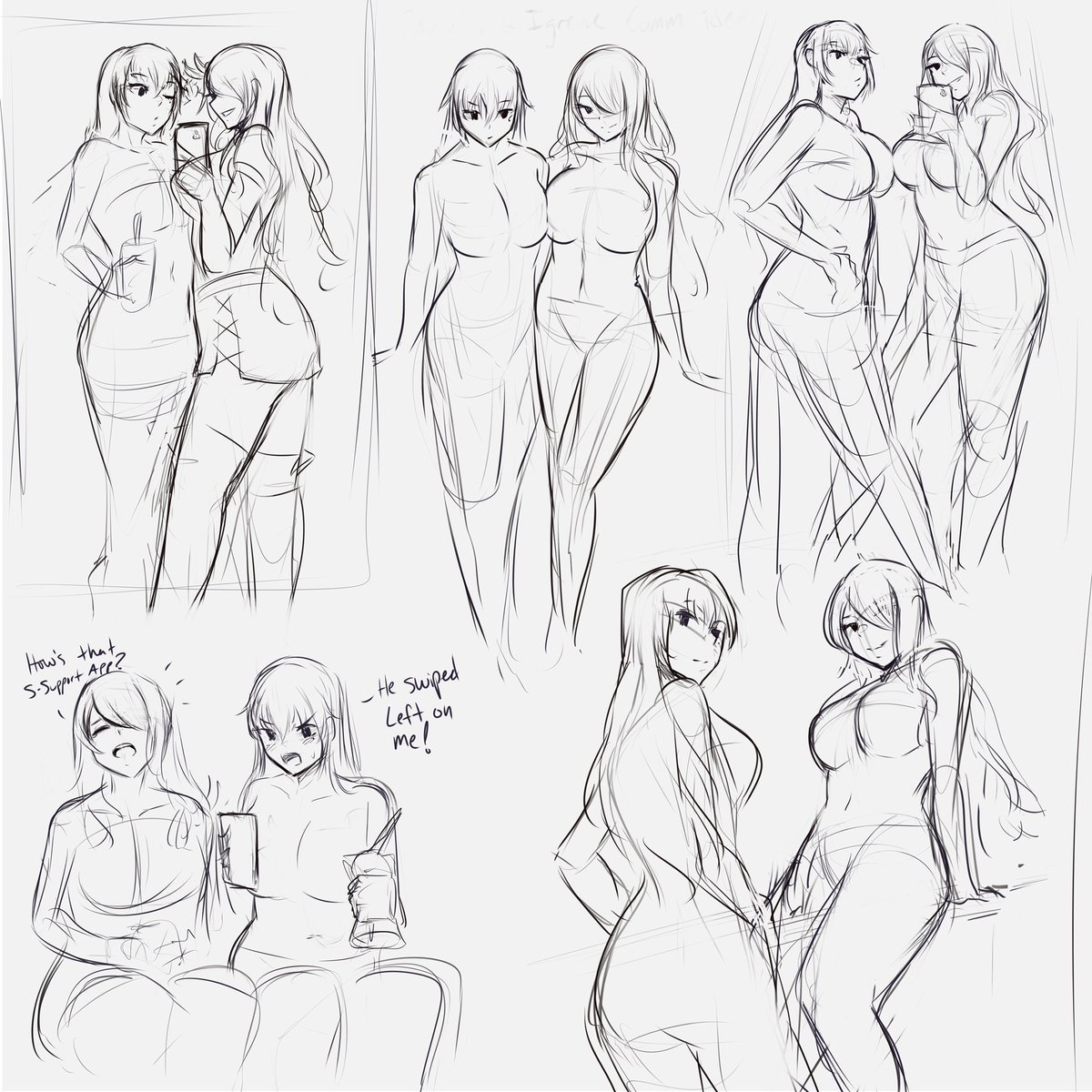 Past sketches and warmups 