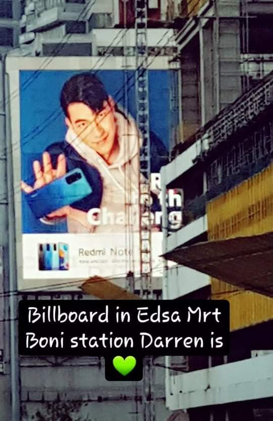 atemm15's tweet photo. Wow! 😍 may pa billboard na ang @MiPhilippines kay Darren sa EDSA! Gusto ko makita to ng personal waaaa... thank you po! 🥰💚

Photo cto from Darrenatic @/jsoriano13 ig account (ig story)

@Espanto2001 #DarrenEspanto
#XiaomixDarren https://t.co/aoLzYISYcP