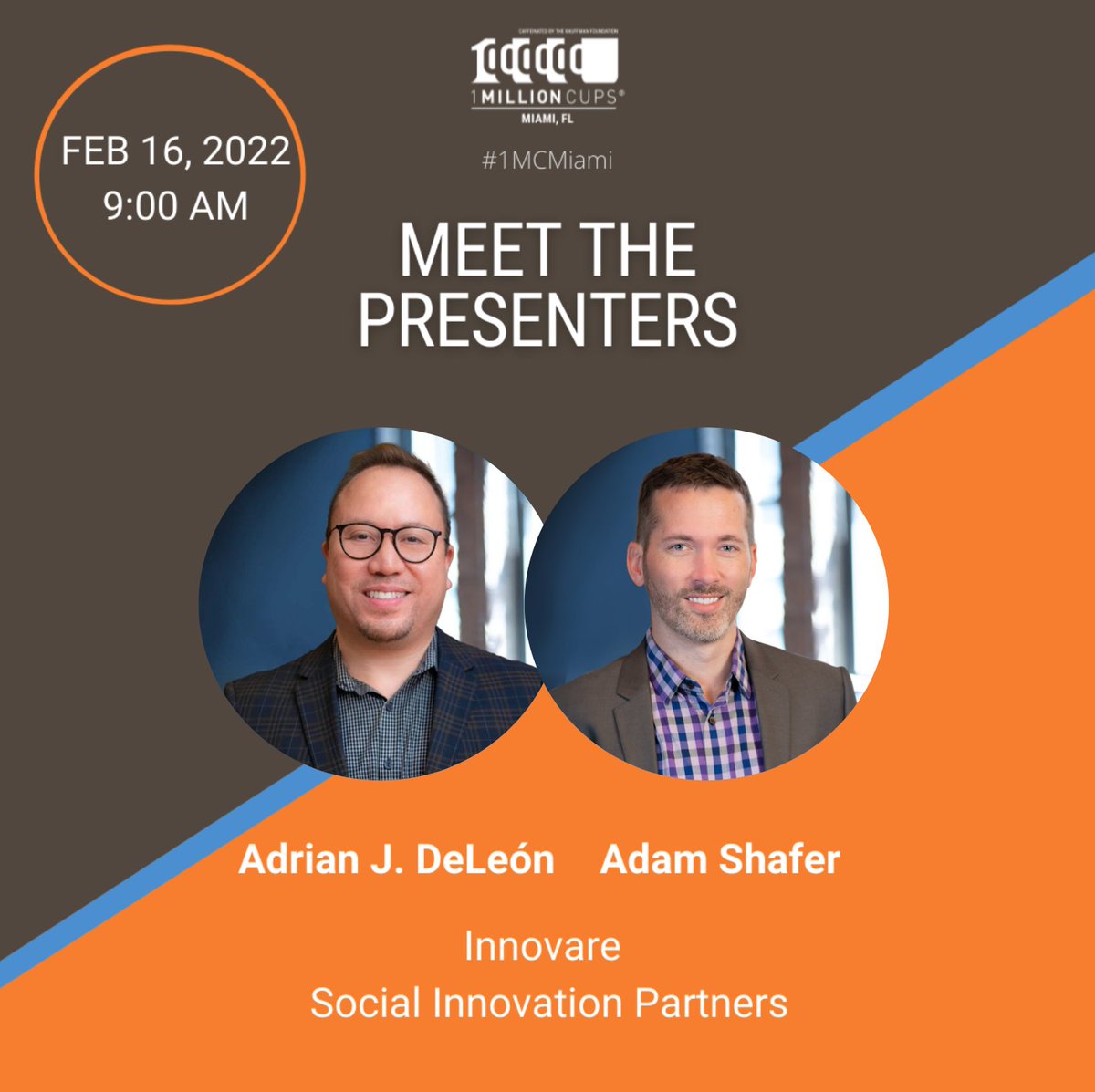 InnovareSIP's tweet photo. We look forward to speaking with the @1MillionCupsMIA community on Wednesday, February 16th at 9am EST. Join us!
#innovare #inno #chicagostartup #edtech
#education #teaching #technology #changemakers https://t.co/u0Lqv8Ppbc