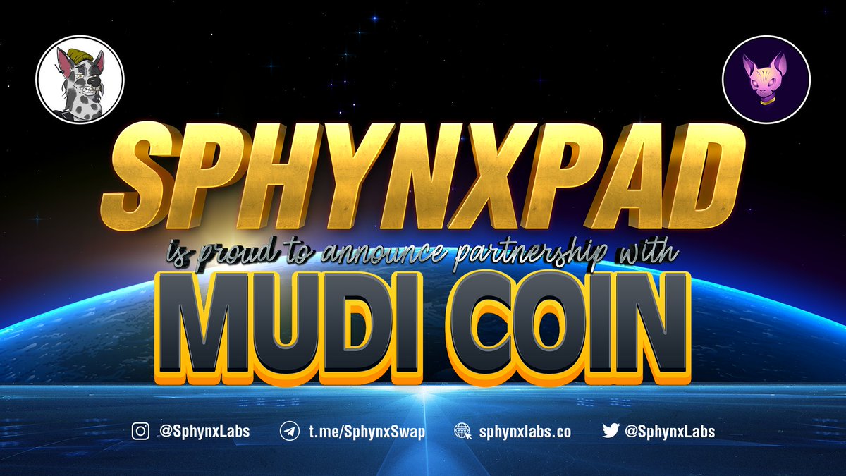 MudiToken's tweet photo. Mudi x Sphynx. Let's go! https://t.co/01fjdB96t7