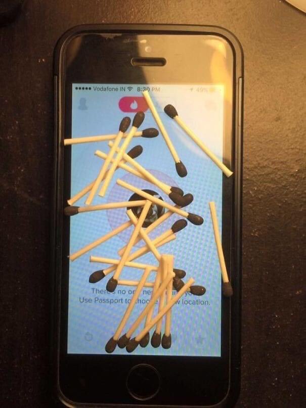 Things are starting to look good. Got a few matches on tinder
