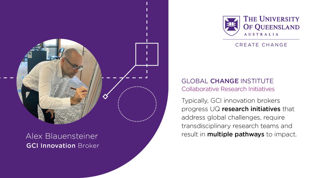 GCI information broker Alex Blauensteiner is working on transdisciplinary projects focusing on Customer Focused Energy Transition [tinyurl.com/m4v54u3f] and Next Generation Workspaces [tinyurl.com/mvy33vpd]. @BronwynHarch #UQResearchAndInnovation