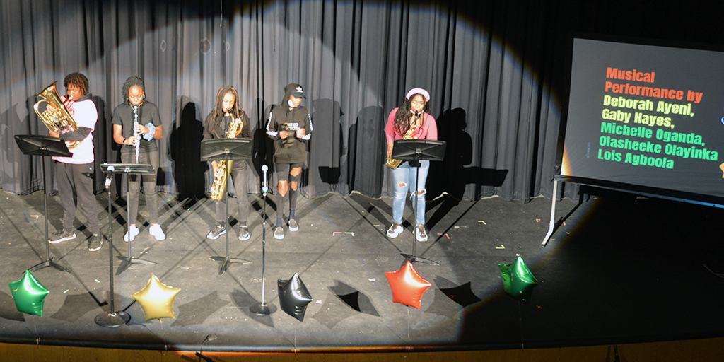 AHSchools's tweet photo. Parent involvement is important all year long. Today, @AMSA_Cyclones honored family involvement with a National African American Parent Involvement Day event. The event hosted parents and featured student performances, a luncheon and a celebration of Black History Month. https://t.co/Z9vf5hZiDV