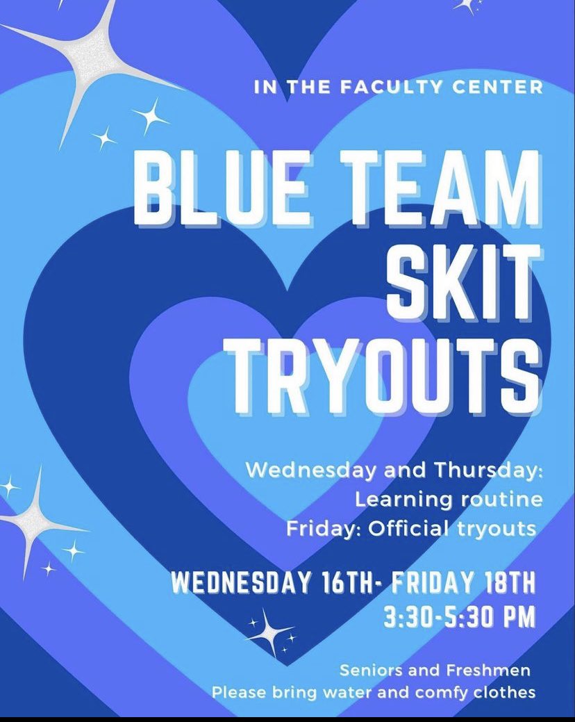ElRanchoHSASB's tweet photo. Hey Freshman and Seniors! Interested in being a part of Don Games? Official try outs will be held this Friday. Wednesday and Thursday we’ll be learning the routine. See you there 💙 https://t.co/VJX4mGeGF4