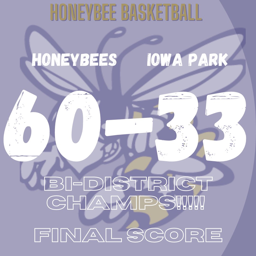 HoneybeesBB's tweet photo. @HoneybeesBB are your Bi-District Champs! 

#OTOG 
@stephenvilleisd @flasherathnews @TXHSGBB @AustinTGCA @SportsDayHS @Tabchoops @BigCountrySport @stephenvilleath @RadioBoots19 https://t.co/cXYi1qdQGd