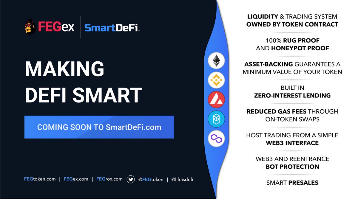 Kevin16846142's tweet photo. @deacix @1inch #FEG IS TRENDING. Buy #FEG favorite coin right now. #FEG to moon. google of defi. Smartdefi .#FEG will x1000 
#SmartDefi will launch on TODAY .🚀🚀🚀🚀🚀🚀🚀 https://t.co/I2NKGui4Mf
