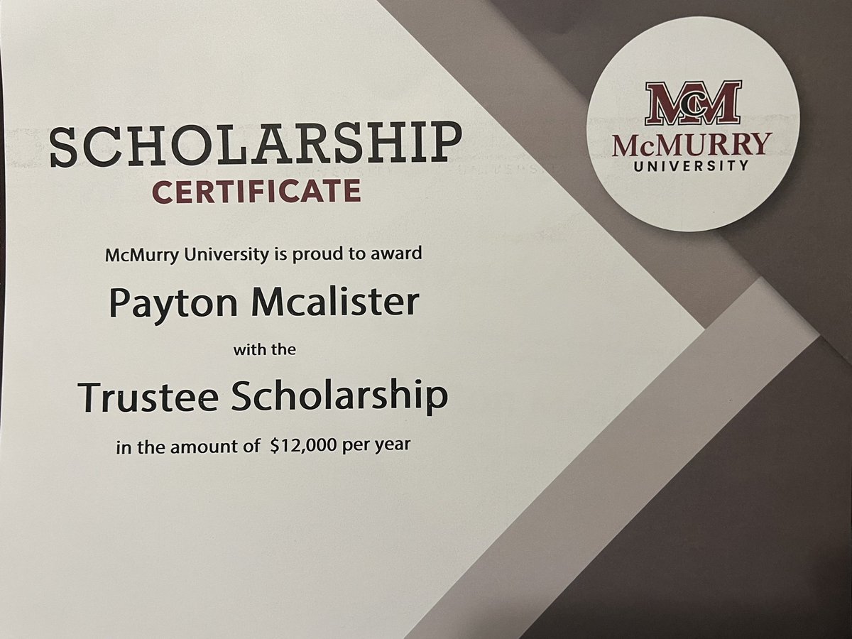 Fightnfirejmc's tweet photo. It’s not official yet but it’s looking like @mcmuniv @McMURRYFOOTBALL is where @McalisterPayton is leaning towards going to college. #WarHawks #co2022 #allstatefootball #allsouthtexasfootball #alldistrictfootball https://t.co/luindMlYNE