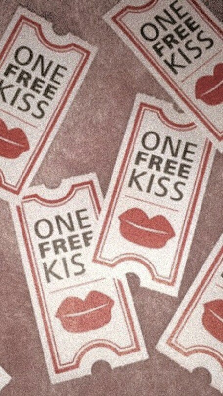 Amber's kissing booth.