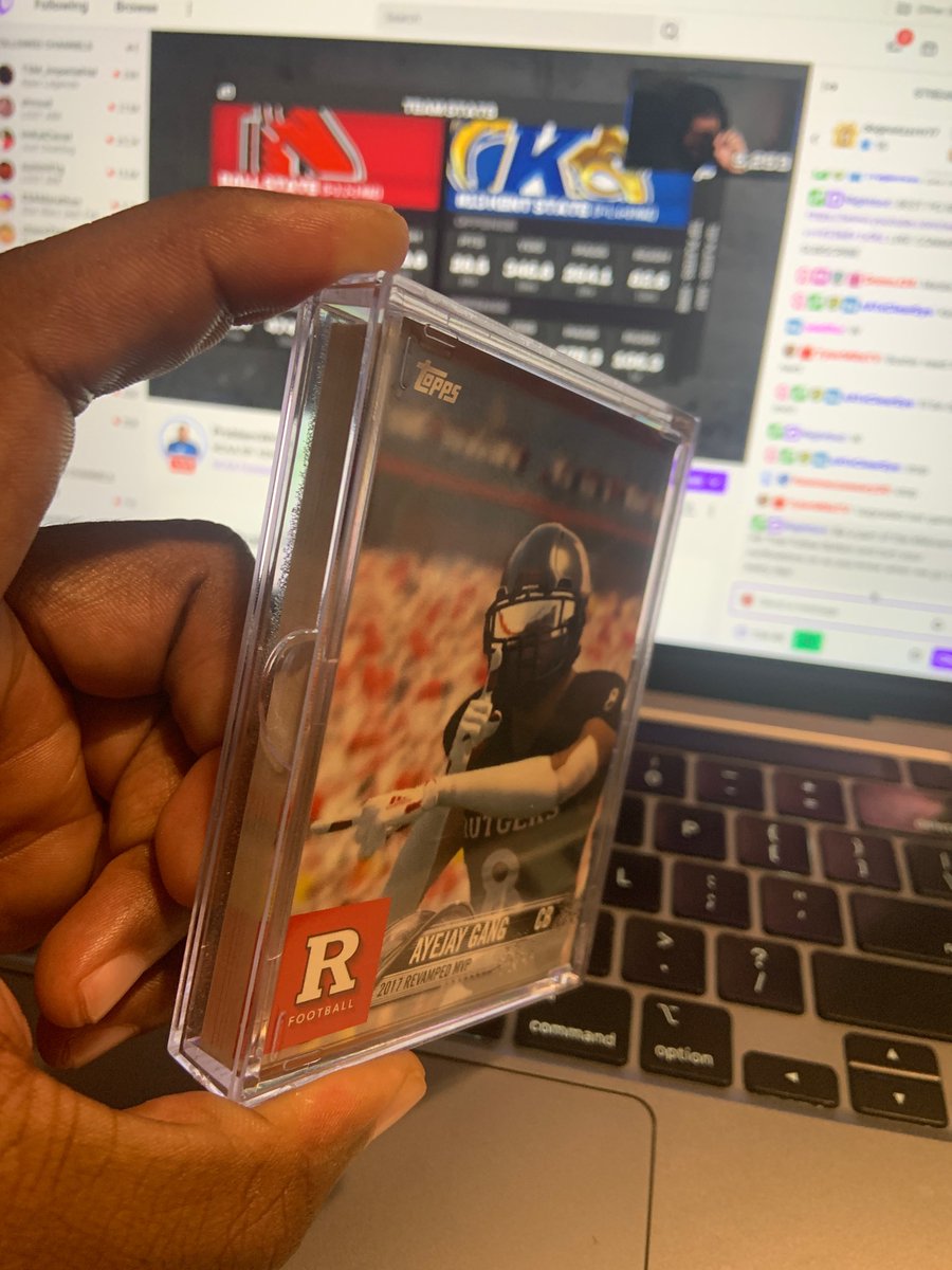 GANGrevamped's tweet photo. MVP rutgers revamped 2017 !!!!!!!!! S/o @ProblemWright &amp; @CIearEye cards are a Big W #NOFLYZONE https://t.co/zLj1ddKvle