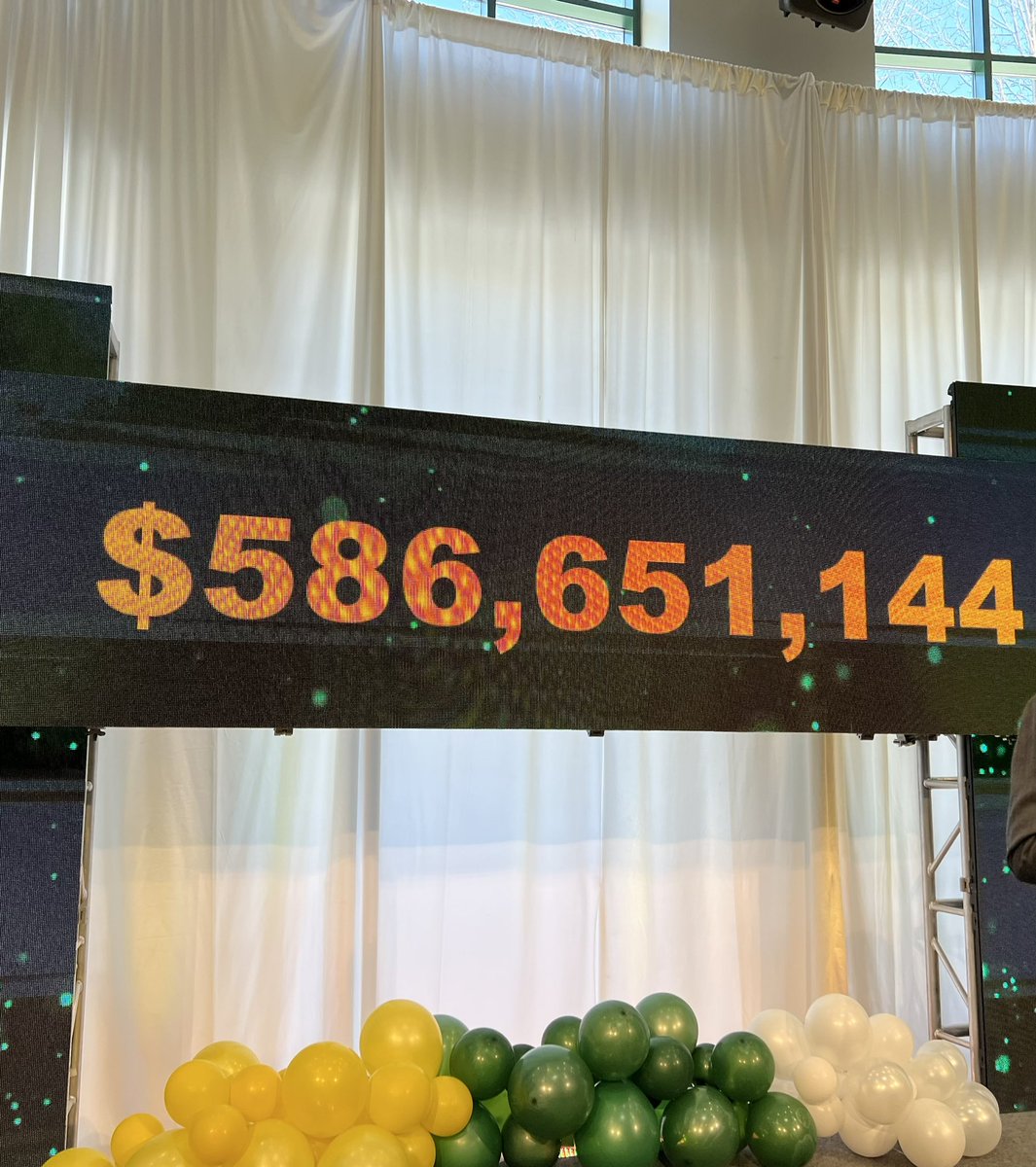 BISON NATION! You ROCK! We did this today! Momentous campaign finale! 🤘