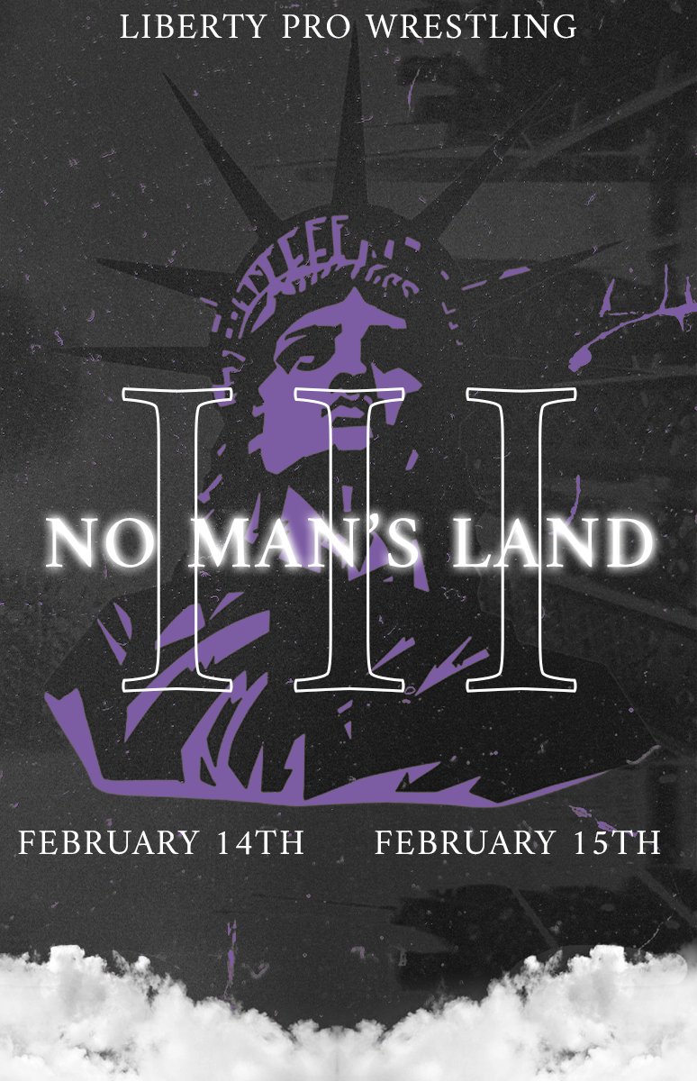 LibertyProW's tweet photo. Waiting for Night One of No Man's Land III? Well, wait no longer! This was definitely one bloody Valentine! 

https://t.co/NVXIqInW6d https://t.co/n1nvGGiw4Y