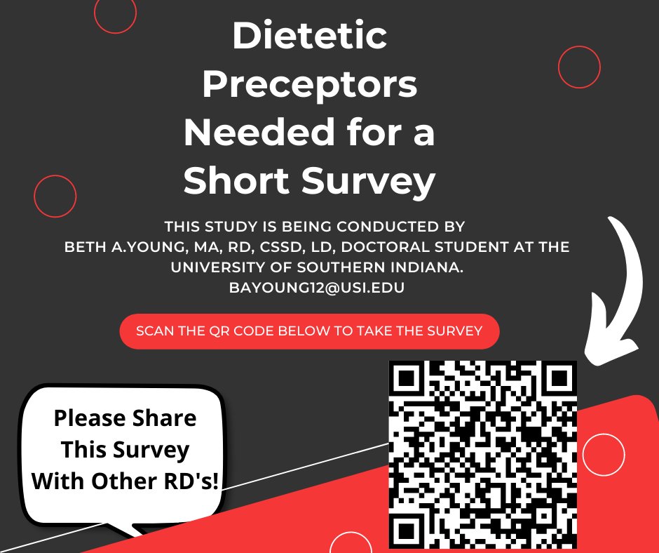 NutritionBeth's tweet photo. I need a few more participants for my research. Please consider taking a quick survey. Greatly appreciated!!
https://t.co/v137440Fjb https://t.co/LMa7e0T1o8