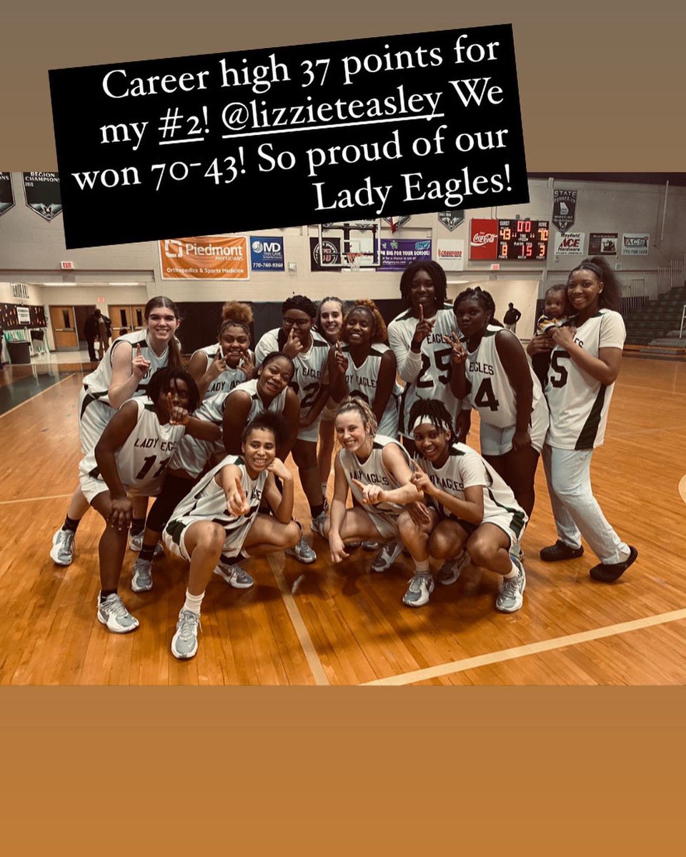 Congratulations to our Lady Eagles!! 💚