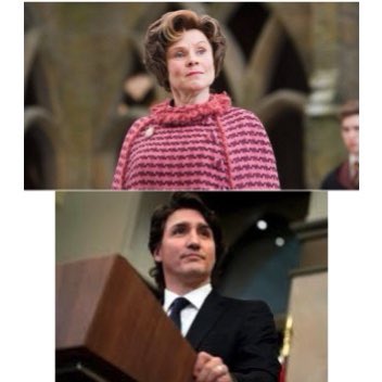 Amanda_Leve's tweet photo. They give off the same energy. 
#Trudeau #DoloresUmbridge #TruckersForFreedom2022 #HarryPotter #TrudeauDictatorshipMustGo #TrudeauIsACoward https://t.co/9Iut7O0CBt