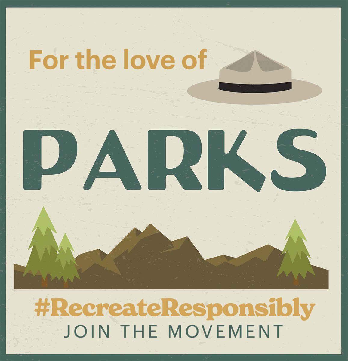 #ForTheLoveOf...history, nature, wildlife, adventure, and parks! #RecreateResponsibly!