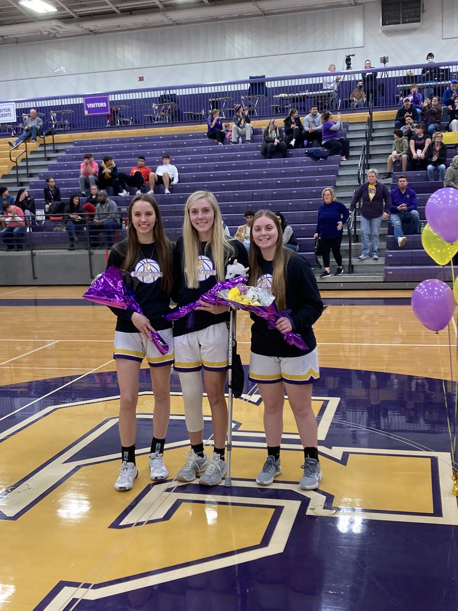 Congratulations to our seniors on their careers as Camels! Big win vs Pendleton County tonight. 🏀🐪