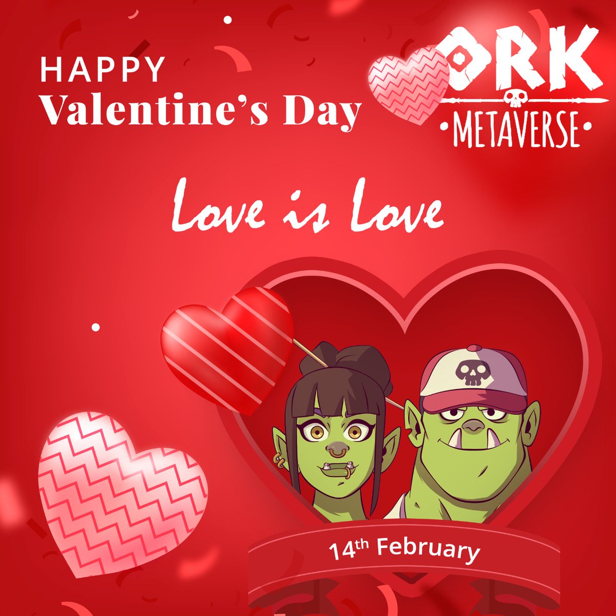 If you are single, don't miss the discounted chocolate on February 15th!
#NFT #orks #steampunk #Polygon #NFTartist #nftcommunity #opensea #Metaverse #Rewards