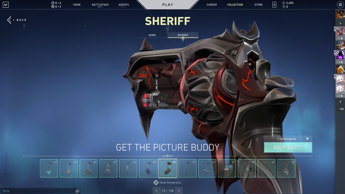Aus_Phoenix's tweet photo. So, never seen this before. My Get The Picture Buddy bugged out, resembling more of a Super Nintendo Controller with joystick. New leaked Gun Buddy? @PlayVALORANT https://t.co/Hl6RTYK7W7