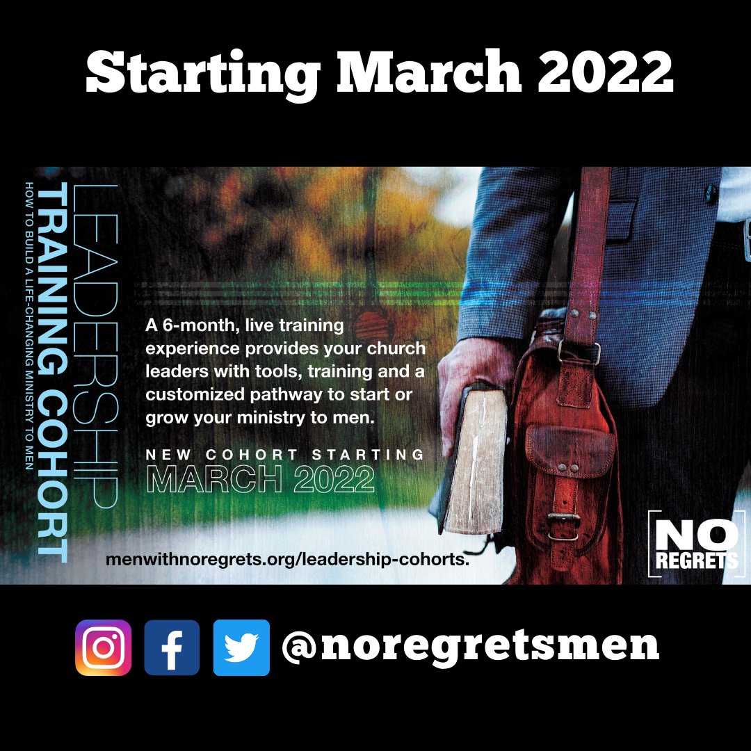 No Regrets Men's Ministry tweet media