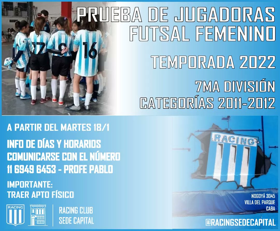 Racing VdP Futsal Fem tweet media