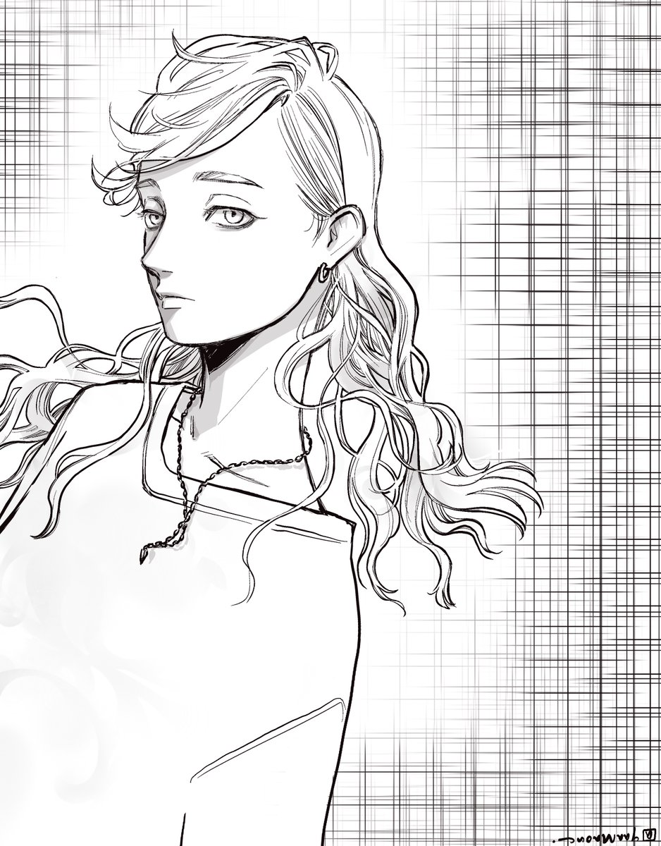 髪下ろした蘭 13歳とハタチ
#東京卍FA #灰谷蘭 