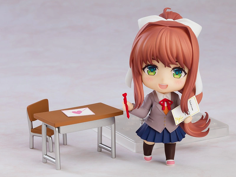 Wario64's tweet photo. Doki Doki Literature Club! - Nendoroid Monika up for preorder at GoodSmile https://t.co/RYMc5ZHmnU https://t.co/GzX8q91z2Z