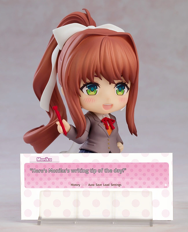 Wario64's tweet photo. Doki Doki Literature Club! - Nendoroid Monika up for preorder at GoodSmile https://t.co/RYMc5ZHmnU https://t.co/GzX8q91z2Z
