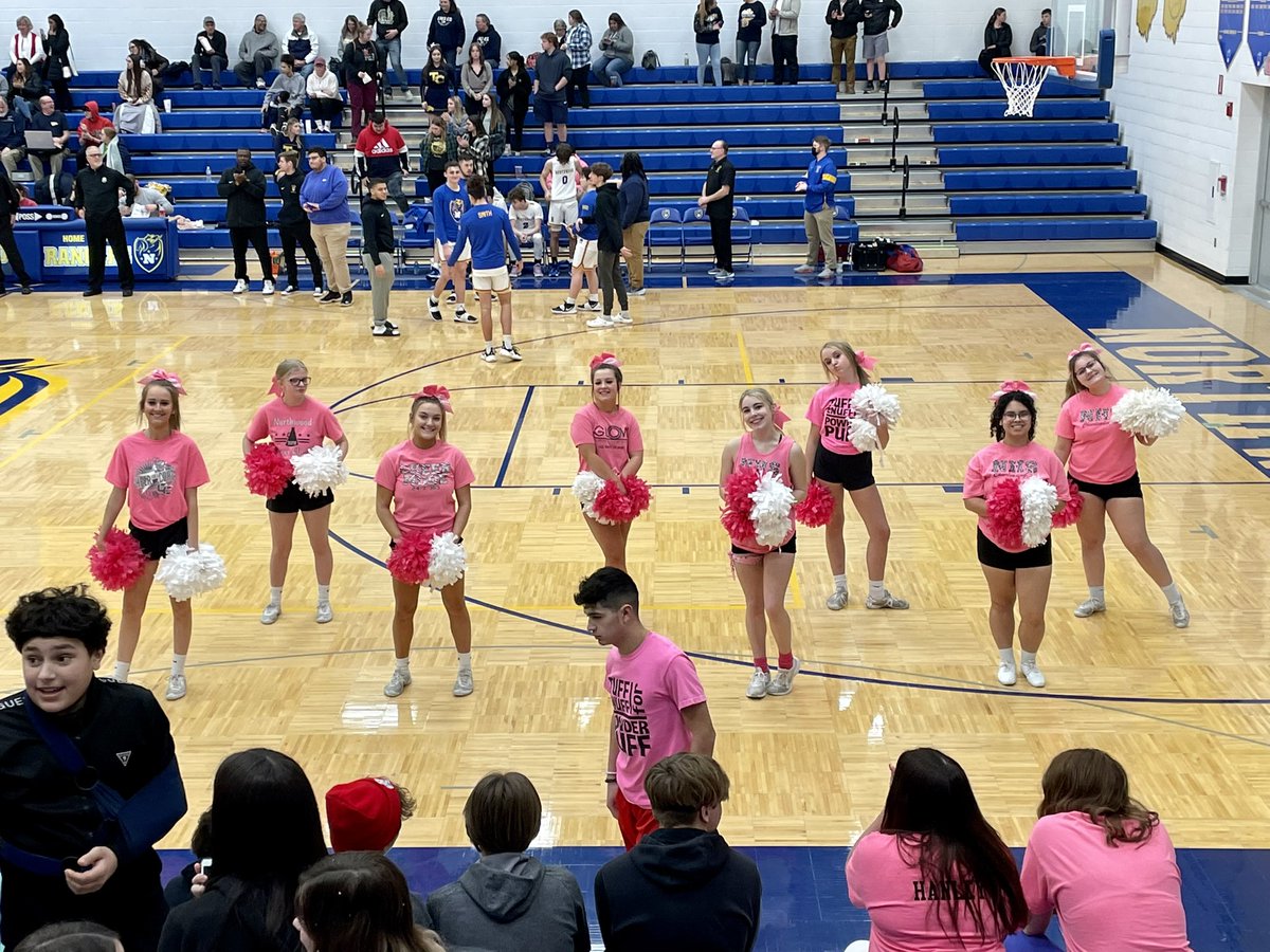 Pink Out for Valentines Day!🎀 #nhscheer #rangernation #GalentinesDay #pinkout