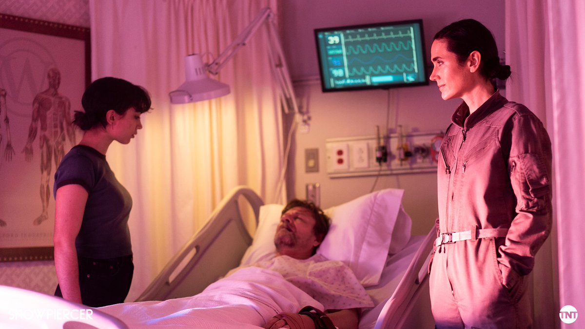 WILFORD IS DOWN. 

LAYTON’S LIE GROWS.

COULD THIS SPELL AN END FOR OUR NEW BEGINNING⁉️

Guess you’ll have to wait and find out! #Snowpiercer Season 3 continues next Monday at 9/8c. See you then!