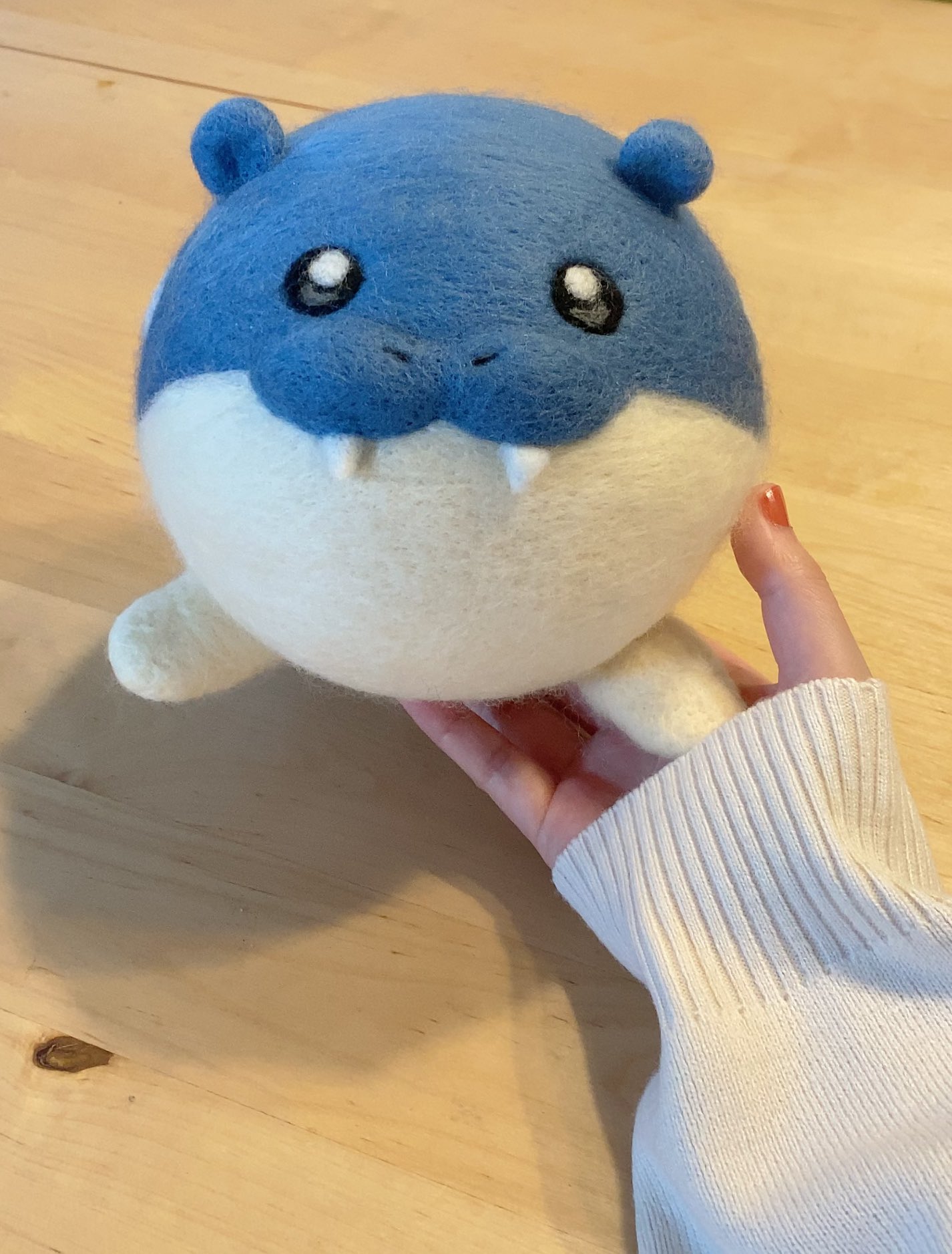 ぽてまよ 羊毛フェルトでまんまるタマザラシできました ポケモン 羊毛フェルト タマザラシ T Co 8bsgqeeat4 Twitter