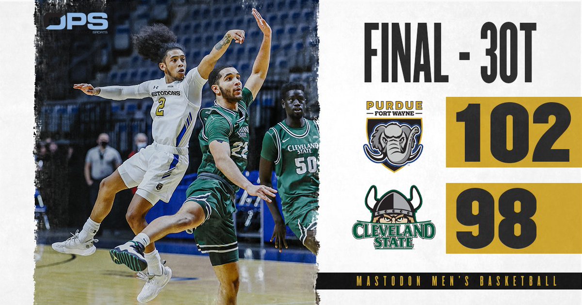 Purdue Fort Wayne Mastodons Basketball tweet media