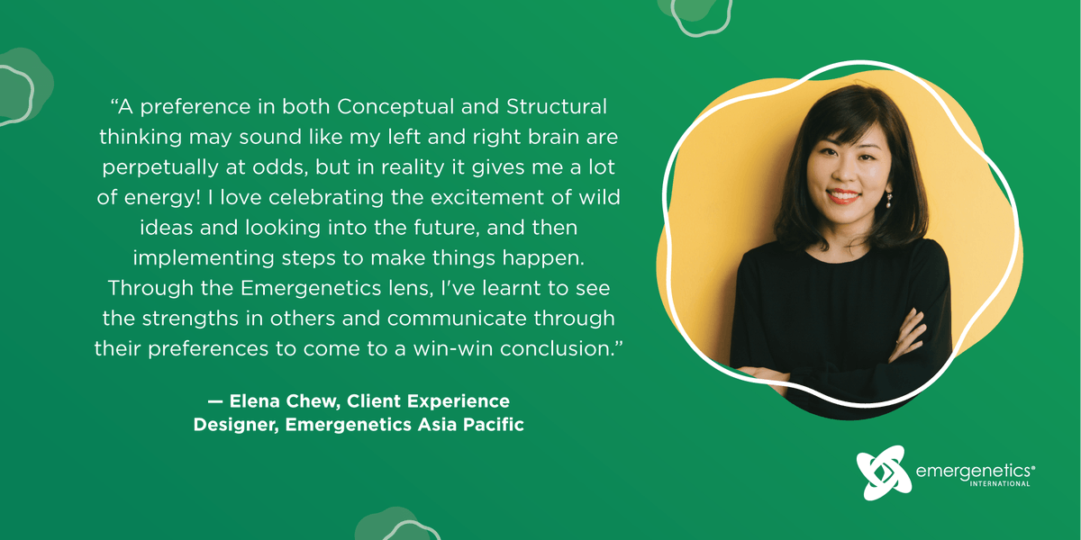 To celebrate her three-year work #anniversary, we asked Ellie to share how Emergenetics has helped her better understand others. Learn about the brilliance of her Profile and share your insights in the comments! #PeopleofEmergenetics #communication