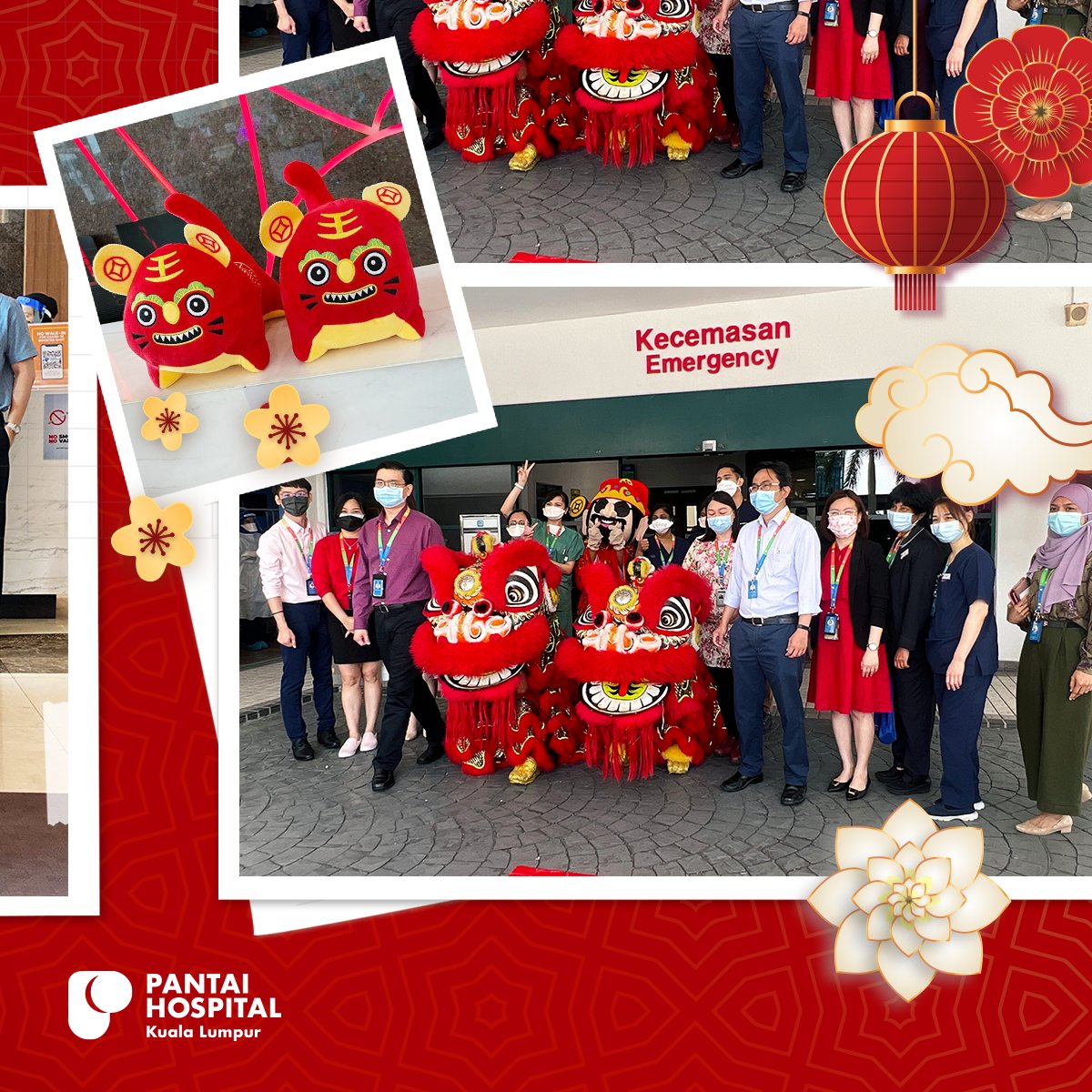 PantaiHospKL's tweet photo. It’s the last day of Chinese New Year and we at PHKL celebrated the occasion with a spirited lion dance performance!

May all be blessed with good fortune and good health. Happy Chap Goh Mei from all of us at PHKL!

#phkl #liondance #gongxifacai #chinesenewyear https://t.co/G61HEooSGu