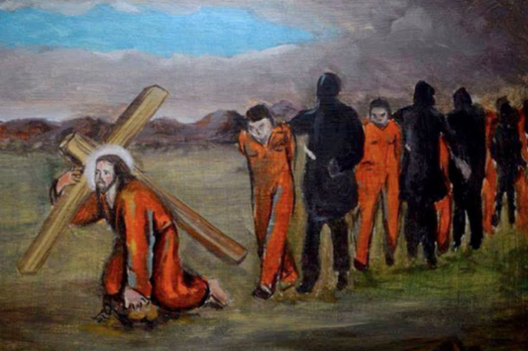 Christian_Syria's tweet photo. Today is the feast day of #CopticMartyrs of #Libya!

21 straight Christian men were beheaded by #IslamicState on the seashore and it was recorded and then broadcasted.

Now we remember them as saints in the #CopticOrthodox Church.

#21Copts #ChristianMartyrs #ChristianPersecution https://t.co/DBYyq39Wtd