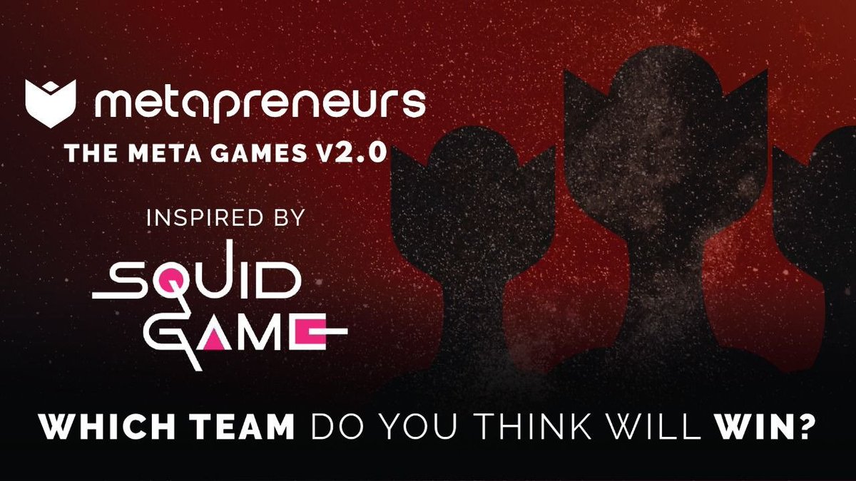 metapreneur_nft's tweet image. Which team do you think will win the MetaGames?👀 Comment down below!🔥 #NFTs #NFTCommunity