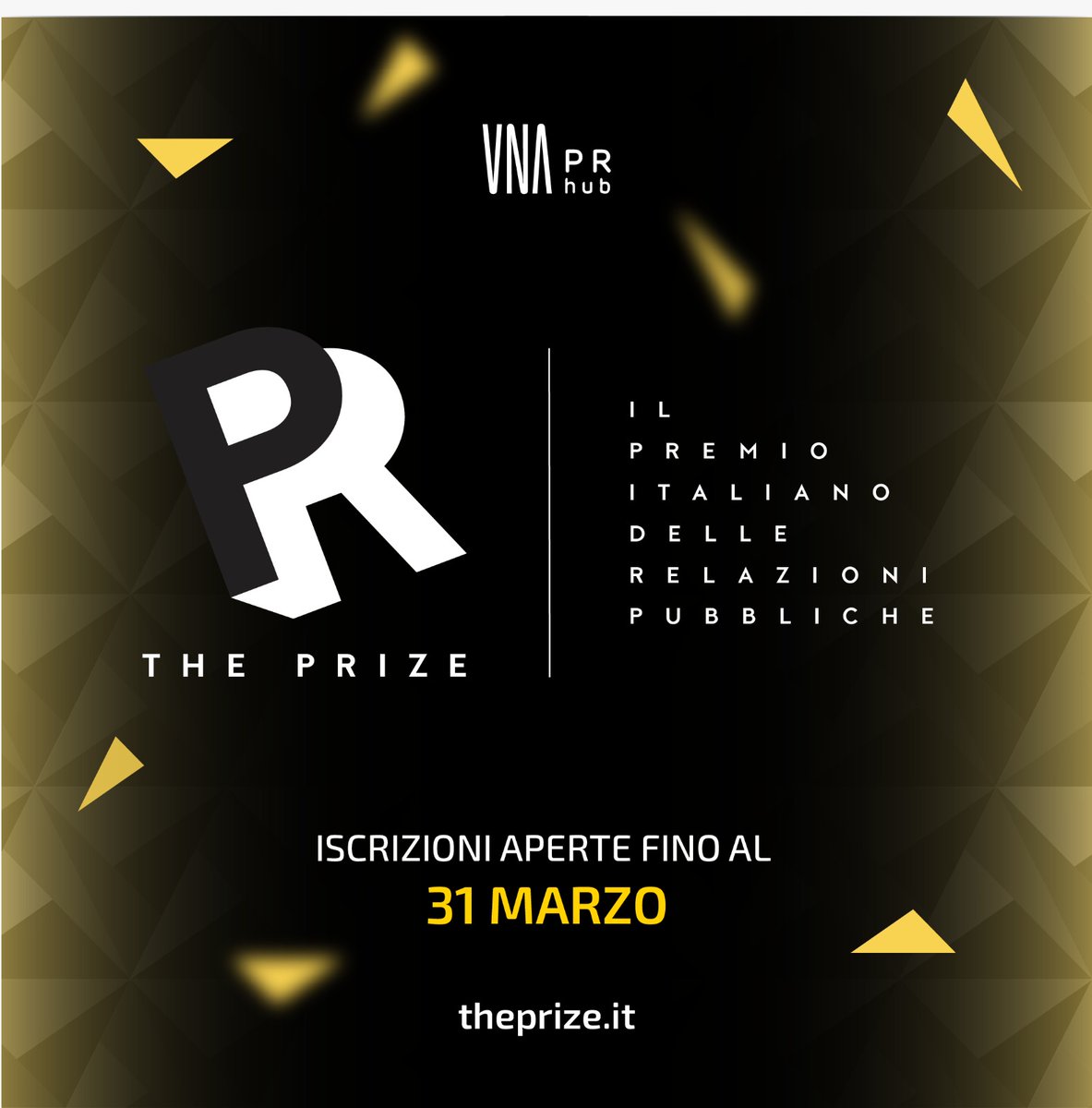 #UNAPRHub presenta #ThePRize, il 🏆premio delle #RelazioniPubbliche🤝La tua agenzia ha svolto delle campagne #PR tra il 30/06/20 e il 31/12/21? Se la risposta è sì, visita il sito per scoprire le categorie e le modalità di iscrizione: theprize.it