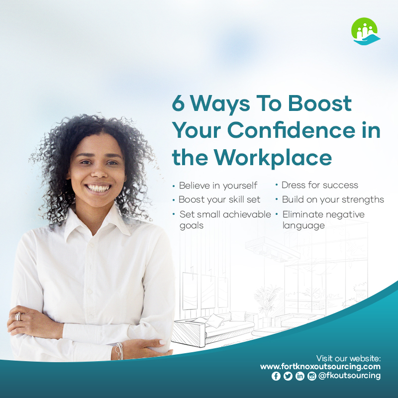 fkoutsourcing's tweet image. Confidence is a dynamic characteristic to have in any workplace and it is a building block for a successful career.

#FortKnoxOutsourcing #EmployeeTips #Confidence #SelfEsteem