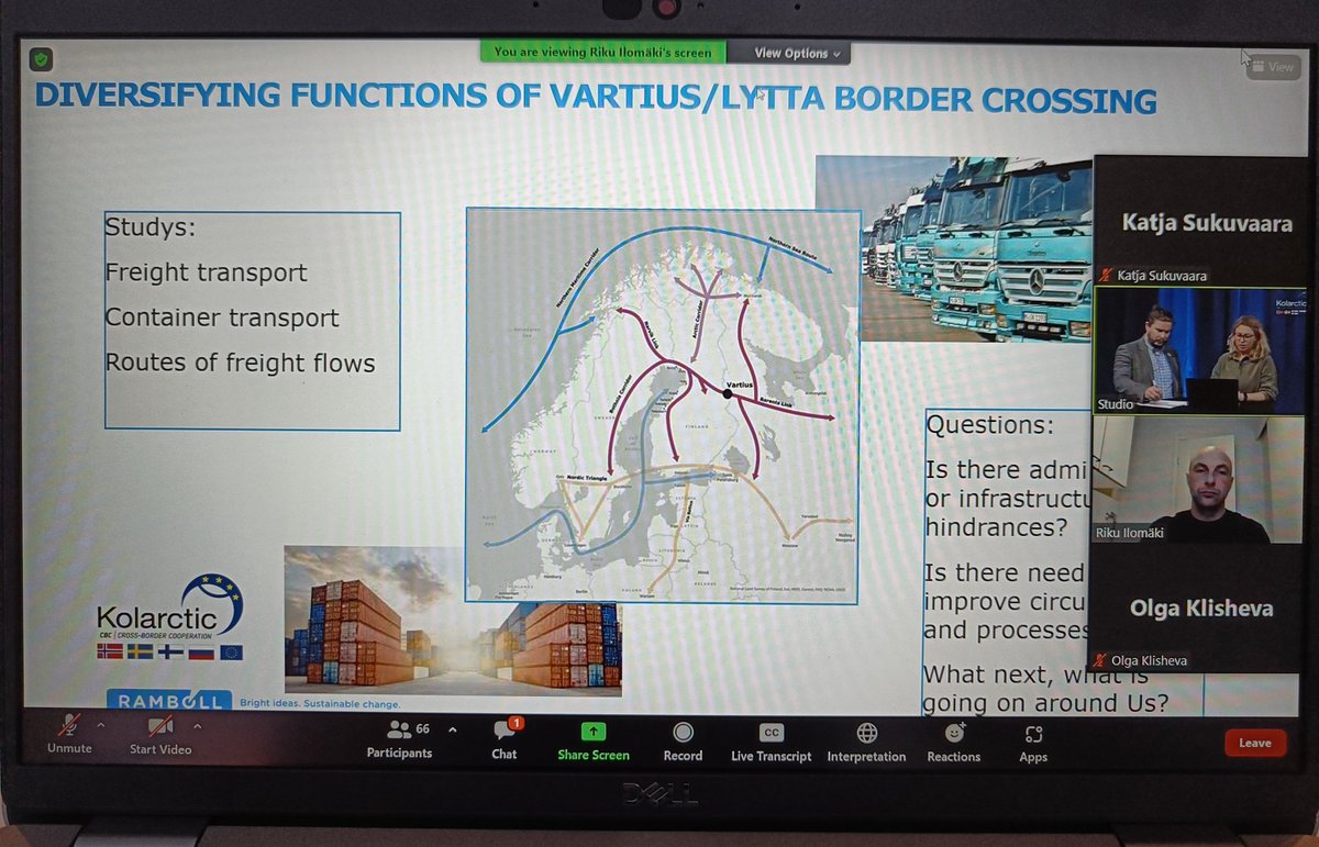 KatjaSukuvaara's tweet photo. Listening NABL - Northern Axis Barents Link webinar on a pitstop in Kajaani on my way from Kirkenes to Joensuu. Connectivity is vital for the #Barents region. @rouvapetrova @ajm_huotari @Kainuunliitto @KolarcticCBC https://t.co/wnjY0rrG7q
