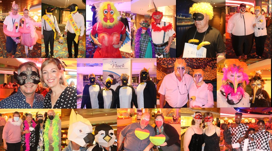 mark_vulture's tweet photo. "Bird Party Wednesday" preceded "Albatross Thursday" on BirdLife South Africa's Flock to Marion voyage, and it was nice to see almost 1500 people dressed up as birds for our fun event! #FlocktoMarion #BirdLife_SA #birdparty #Mousefreemarion @BirdLife_SA https://t.co/bK8F7r0lCt