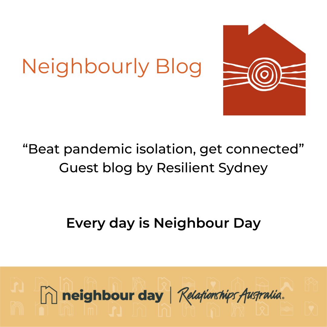 RelationshipsAus (@relationshipsa2) on Twitter photo “Beat pandemic isolation, get connected” A group of councils working with <a href="/ResilientSydney/">Resilient Sydney</a> are getting their communities better connected through a diverse range of actions to promote the #NeighbourDay campaign to metropolitan Sydney communities.
relationships.org.au/resilient-sydn… “Beat pandemic isolation, get connected” A group of councils working with <a href="/ResilientSydney/">Resilient Sydney</a> are getting their communities better connected through a diverse range of actions to promote the #NeighbourDay campaign to metropolitan Sydney communities.
relationships.org.au/resilient-sydn…
