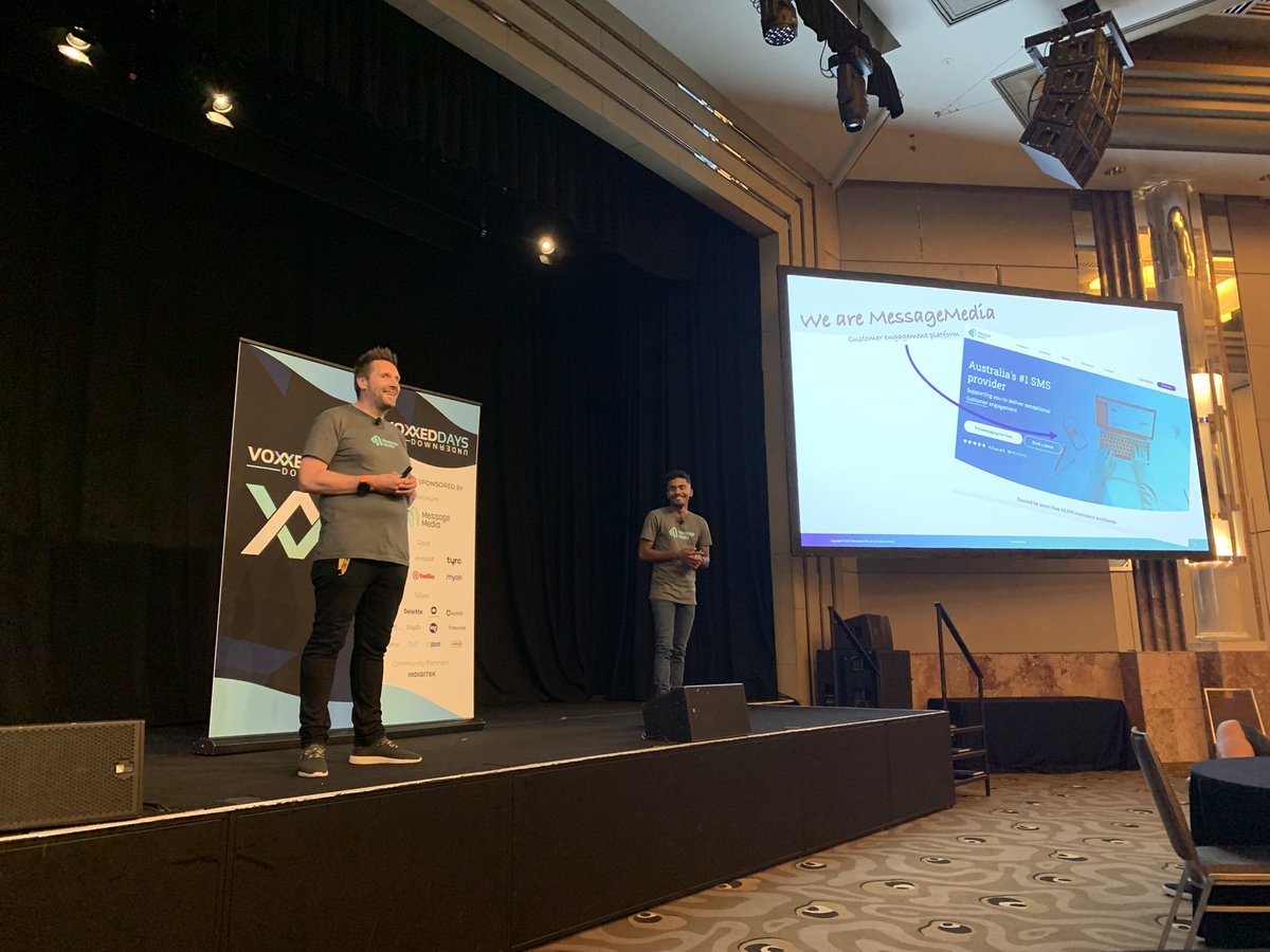 Real life stories, sharing the knowledge on how to scale your solutions well with folks from MessageMedia ❤️❤️