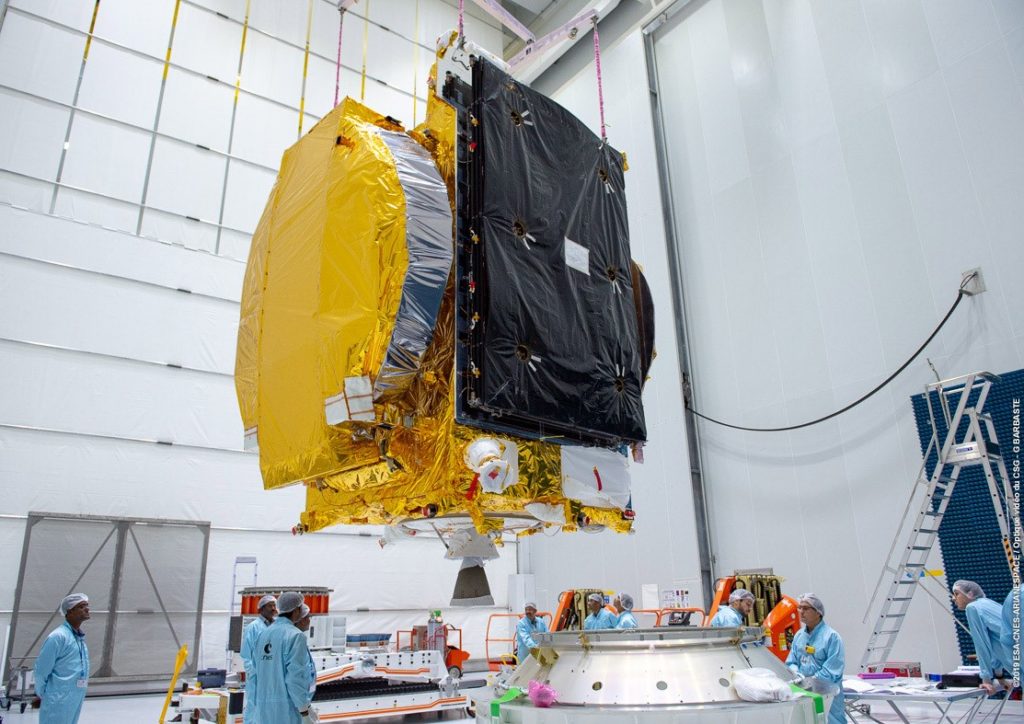 Chethan_Dash's tweet photo. The telecommunication satellite, designed to provide communication services from Geostationary orbit in C & Ku bands, derives its heritage from Isroโs earlier INSAT/GSAT satellite series. A replacement to INSAT-4A, #GSAT30 weighs 3,357kg. 5/n https://t.co/rPjOrmyNHS