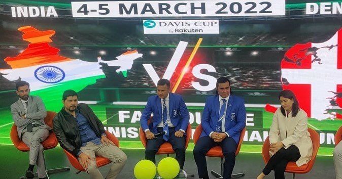 Inauguration of the Davis Cup tie between India 🇮🇳 and Denmark 🇩🇰 to be held on March 4-5, 2022 at the Delhi Gymkhana grass courts

#DavisCup #IndiaDenmark #Grass
